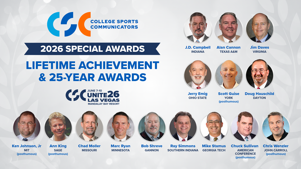 CSC announces 2026 Lifetime Achievement Award and 25-Year Award recipients
